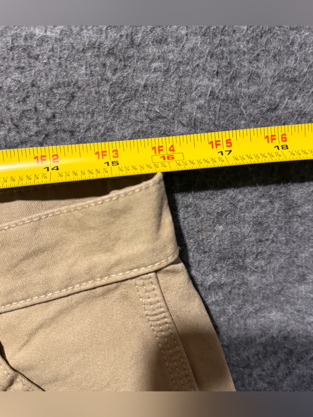J Crew Carpenter Painter Canvas Pants Womens 28 tan High Rise Wide Baggy Cotton - Picture 11 of 16